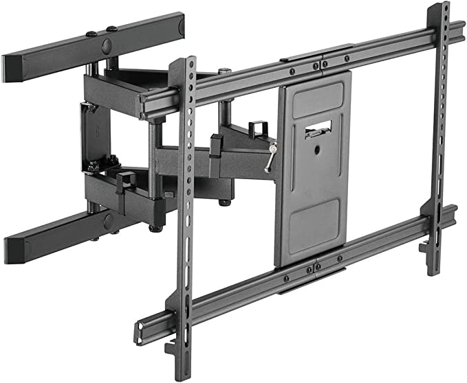 Monoprice Full-Motion Articulating TV Wall Mount Bracket for LED TVs 43in to 90in, Max Weight 132 lbs, Extension Range of 3in to 16.9in, VESA Up to 800x400, Fits Curved Screens - Commercial Series