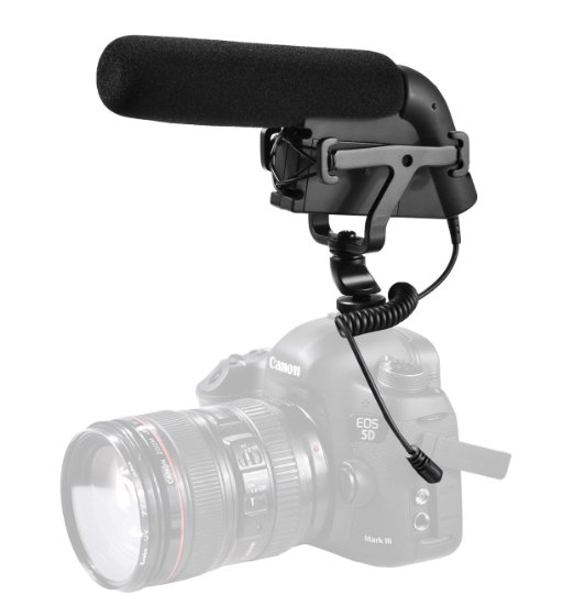 Sevenoak SK-CM300 Shotgun Video Condensor Microphone for DSLR Cameras and Camcorders