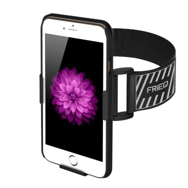 iPhone 6 Armband FRiEQ Armband for Apple iPhone 6 - Lightweight and Fully Adjustable - Ideal for Workout Hiking Jogging Gym Running or Other Sports