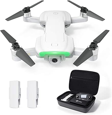 Holy Stone HS510 GPS Drone Ultralight for Adults with UHD 4K WiFi Camera Anti-Shake, FPV Quadcopter Foldable for Beginners with Brushless Motor, Return Home, Follow Me, 2 Batteries and Storage Bag