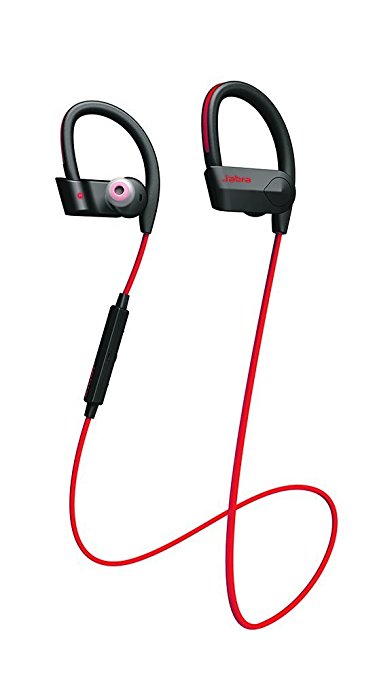 Jabra Sport Pace Wireless Bluetooth Stereo Headphones for Fitness - Red