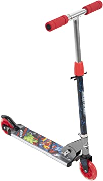 Huffy Electro-Light Inline 2 Wheel Scooter for Kids Age 5 , Disney Princess, Marvel, Star Wars, Frozen