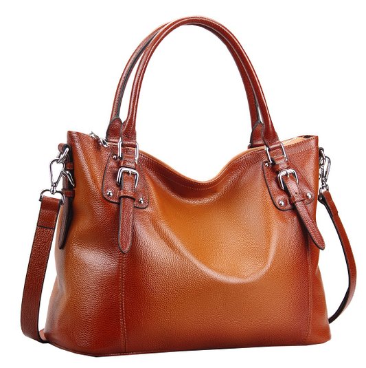 Heshe® Womens Vintage Shoulder Bag Tote Top-Handle Purse Cross Body Big Capacity Handbag
