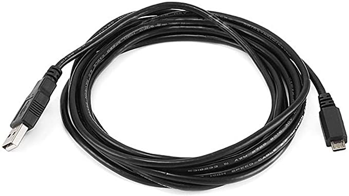 Monoprice 105139 10ft Micro USB / Micro-B 2.0 A Male to 5pin Male 28/28AWG Cable compatible with Samsung Galaxy , Note , Android, LG , HTC One,Nexus, Tablets and More!, Black