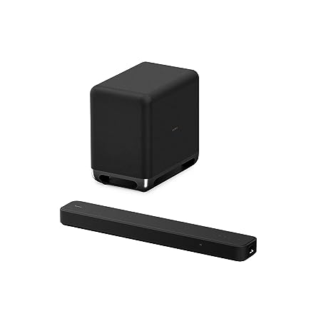 Sony HT-S2000 3.1ch Dolby Atmos Compact Soundbar Home Theatre System with Built in Dual Subwoofer and SA-SW5 for Powerfull deep bass (Dolby Atmos/DTSX, Bluetooth Connectivity, HDMI, Optical,HEC App)