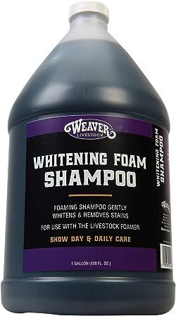 Weaver Leather Livestock Whitening Foam Shampoo, 1-Gallon