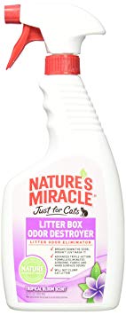 Nature's Miracle NM-5856 Just for Cats Litter Box Odor Destroyer, 24 oz