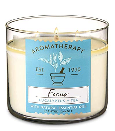 Bath and Body Works Aromatherapy Eucalyptus Tea 3-Wick Candle