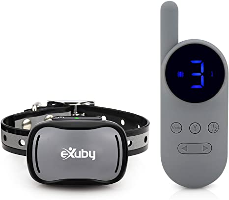 eXuby – Small & Gentle Cat Training Collar w/Remote - Designed for Training Cats - Prevents Unwanted Behaviors  - 3 Different Correction Modes - 9 Intensity Levels - Water Resistant – Sleek Design