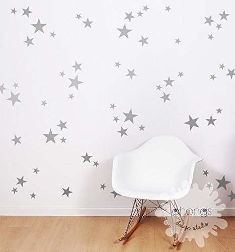 A star in the wall / 3 Size Star Wall Decal / Star Decal / Gold stars decal / 69 Stars Pattern Wall Decal / Kids Room Decal / Nursery decal / Home Decor / gift