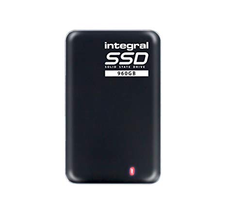 Integral 960GB Portable SSD Drive USB 3.0 External SSD Black