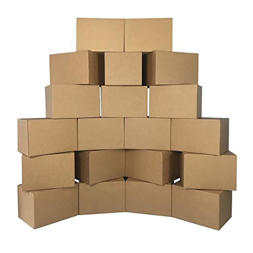 Uboxes Medium Moving Boxes 18" x 14" x 12" Bundle of 20. BEST CHOICE. Moving Made Simple With Our Boxes. Fast and Quick. Mailing, Shipping, Transporting, and Moving Boxes. Bundle Includes Twenty Boxes