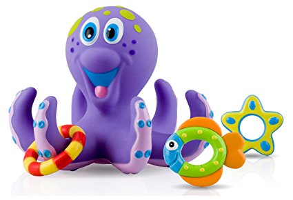 Nuby Octopus Floating Bath Toy (Multi-Coloured)