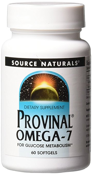 Source Naturals Provinal Omega-7 for Glucose Metabolism, 60 Count