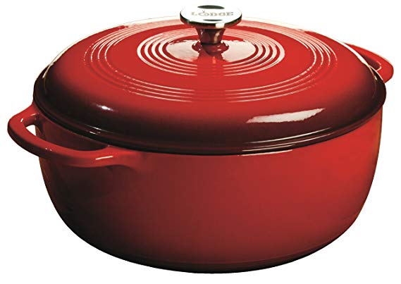 Lodge EC7D43 Color 7.5-Quart Dutch Oven (Island Spice Red)