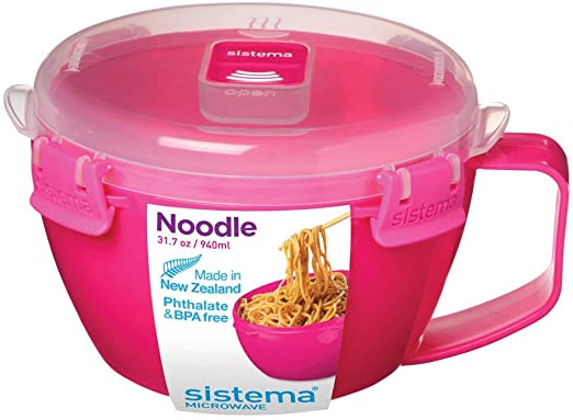 Microwave Noodle Bowl, 4 Cup, Assorted