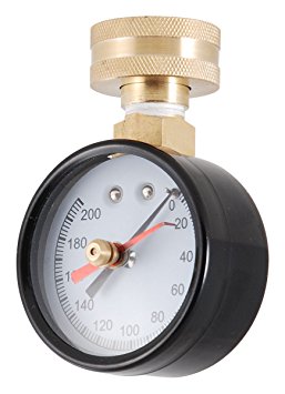 LDR 020 9645 Pressure Gauge, 3/4-Inch IPS, 200 lb. Pressure