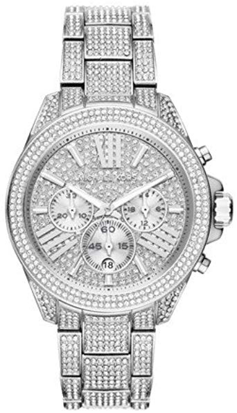 Michael Kors Silvertone Wren Stainless Steel Chronograph Watch