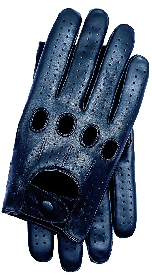 Riparo Genuine Leather Full-finger Driving Gloves