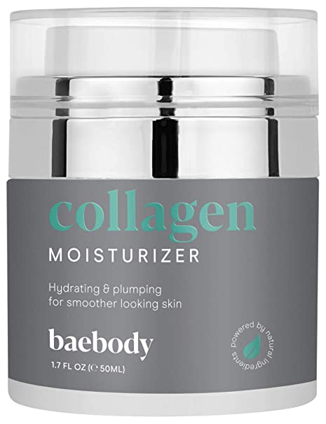 Baebody Collagen Moisturizer For Face & Neck, Hydrating and Plumping for Firmer, Smoother Skin-Squalane, Collagen Peptide Complex, 1.7 Fl Oz