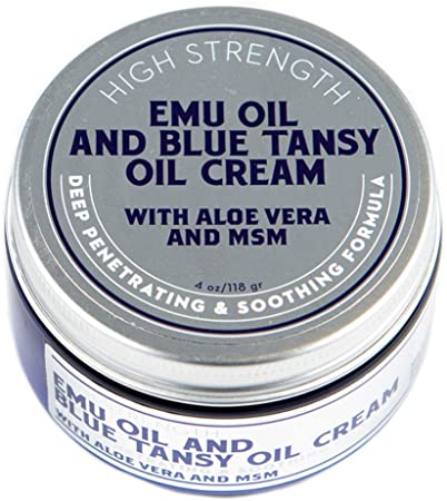 Emu Oil, Blue Tansy Oil, Aloe and MSM Extra Strength Cream