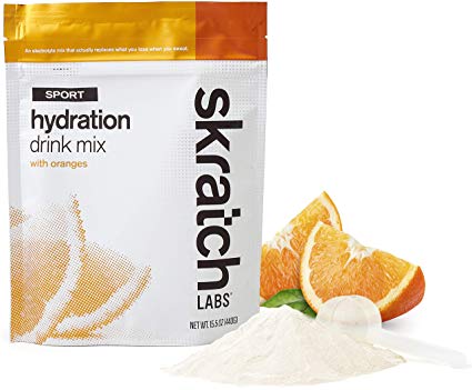 SKRATCH LABS Sport Hydration Drink Mix, Oranges, 20 Serving Resealable Bag