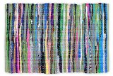 DII Home Essentials Rag Rug for Kitchen Bathroom Entry Way Laundry Room and Bedroom 20 x 315 Multi Colored