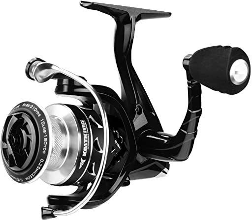 KastKing Valiant Eagle Series Spinning Reel - Bald Eagle Edition Fishing Reel, All Carbon Fiber Frame and Rotor, Never-Rust 1-Piece Bail, 6.2:1 High Speed Gear Ratio, Freshwater and Saltwater.