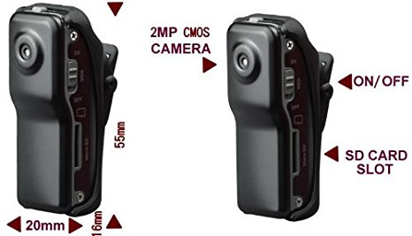 iVIEW-100CM Mini Sports Camera (Black/White)