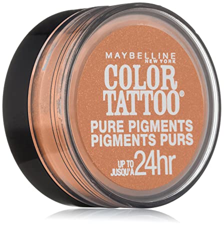 Maybelline New York Eye Studio Color Tattoo Pure Pigments, Barely Brazen, 0.05 Ounce