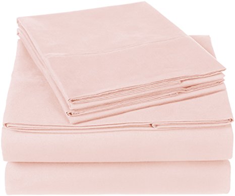 Pinzon Organic Cotton Sheet Set - Full, Blush
