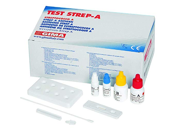 Test for Strep-A estreptococo in Box (25 Pcs)