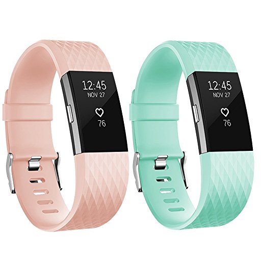 For Fitbit Charge 2 Bands, Adjustable Replacement Sport Strap Bands for Fitbit Charge 2 Smartwatch Fitness Wristband