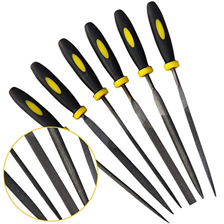 JinFeng Needle File Set(6 PIECE HIGH CARBON STEEL PRECISION) Hand Metal Tools