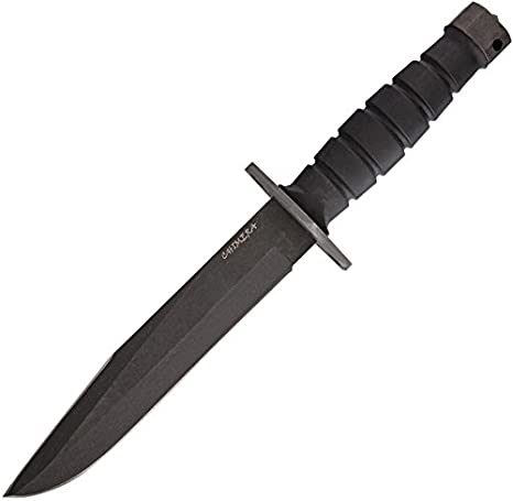 Ontario Knife 6517 OKC Chimera Plain Edge Fighting Knife, Black, 13-5/8-Inch