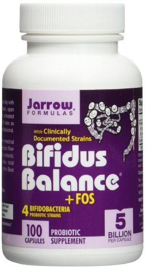 Jarrow Formulas Bifidus Balance  Fos 100 Vegetarian Capsules