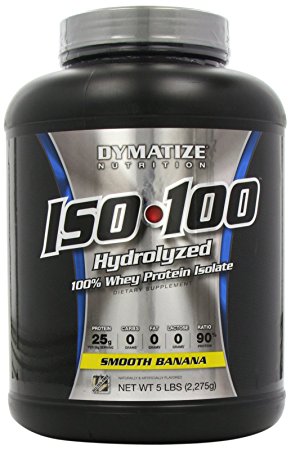 Dymatize Nutrition ISO 100,Smooth Banana, 5-Pound