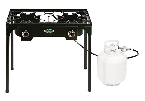 Stansport 2 Burner Cast Iron Stove with Stand