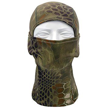 TClian Camouflage Balaclava Full Face mask Ninja hood Millitary Camo