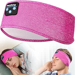 Sleep Headphones Bluetooth Headband Sleeping Headphones Headband Wireless Sleep Headband with Comfortable Earbuds for Side Sleepers, Sleeping Eye Mask for Women Men Workout Running Cool Gifts