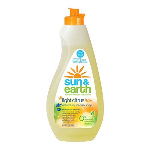 Sun and Earth Xtra Concentrated Dishwashing Liquid,Light Citrus Scent  22 Ounce