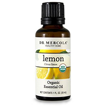 Dr. Mercola Organic Lemon Essential Oil - 1 Fl Oz Bottle