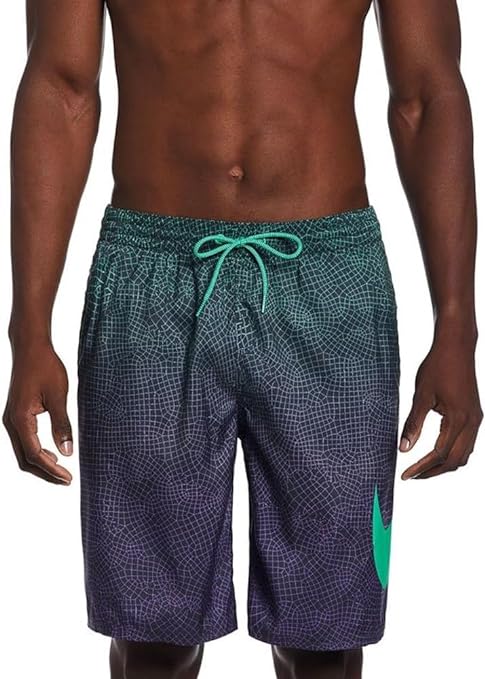 Nike Swoosh Breaker 9" Electric Algae Swim Trunks NESSD541-380 Men's X-Large