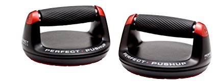 Perfect Fitness V2 Pushup Handles - Black, One size