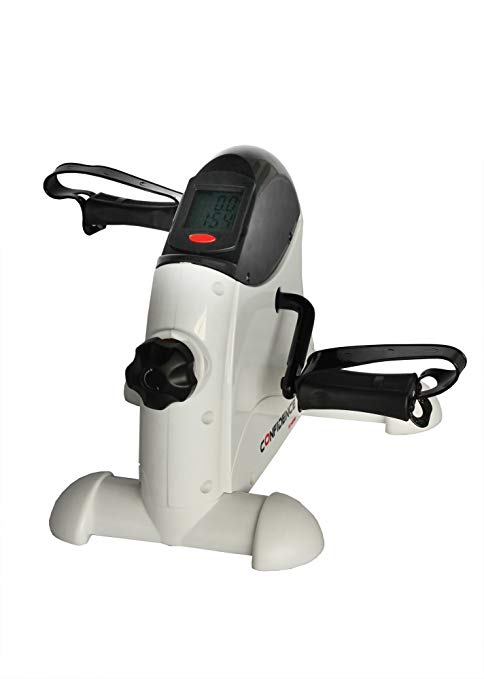 Confidence Mini Exercise Bike Pedal Exerciser with Digital Display and Adjustable Resistance