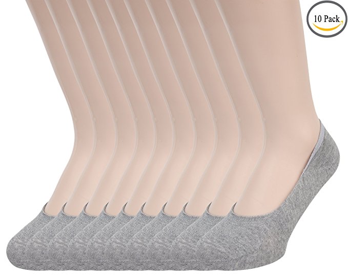 Sockspree Women's Premium No Show Socks, Best Anti-Slip Low Cut Socks