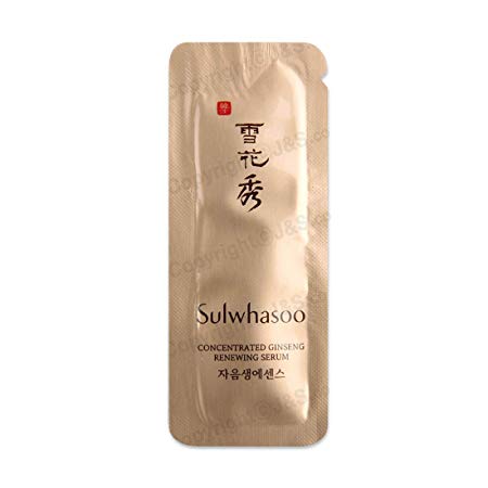 50ea X Sulwhasoo Concentrated Ginseng Renewing Serum 1ml