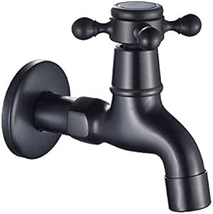 Cold Water Sink Basin Faucet Wall Mount Mop Sink Faucet Outdoor Garden Faucet Bathroom Laundry Faucets for Utility Sink Washing Machine Balcony,Oil Rubbed Bronze