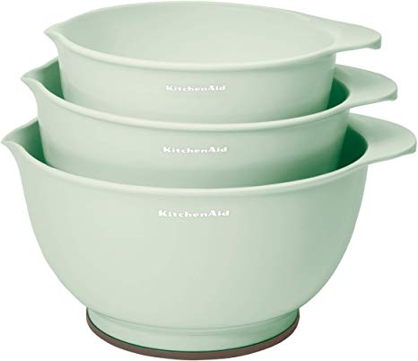 KitchenAid KE175OSPIA Classic Mixing Bowls, Set of 3, Pistachio