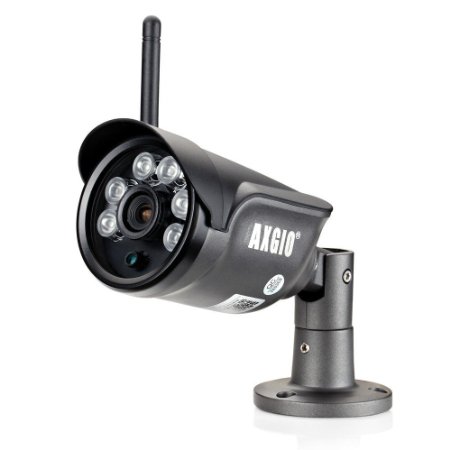 Axgio PanView 720P HD Outdoor Surveillance Camera Wireless WiFi IP Camera Integrated ONVIF Standard with Waterproof, Infrared Night Vision and Built-in 8G Micro SD Card